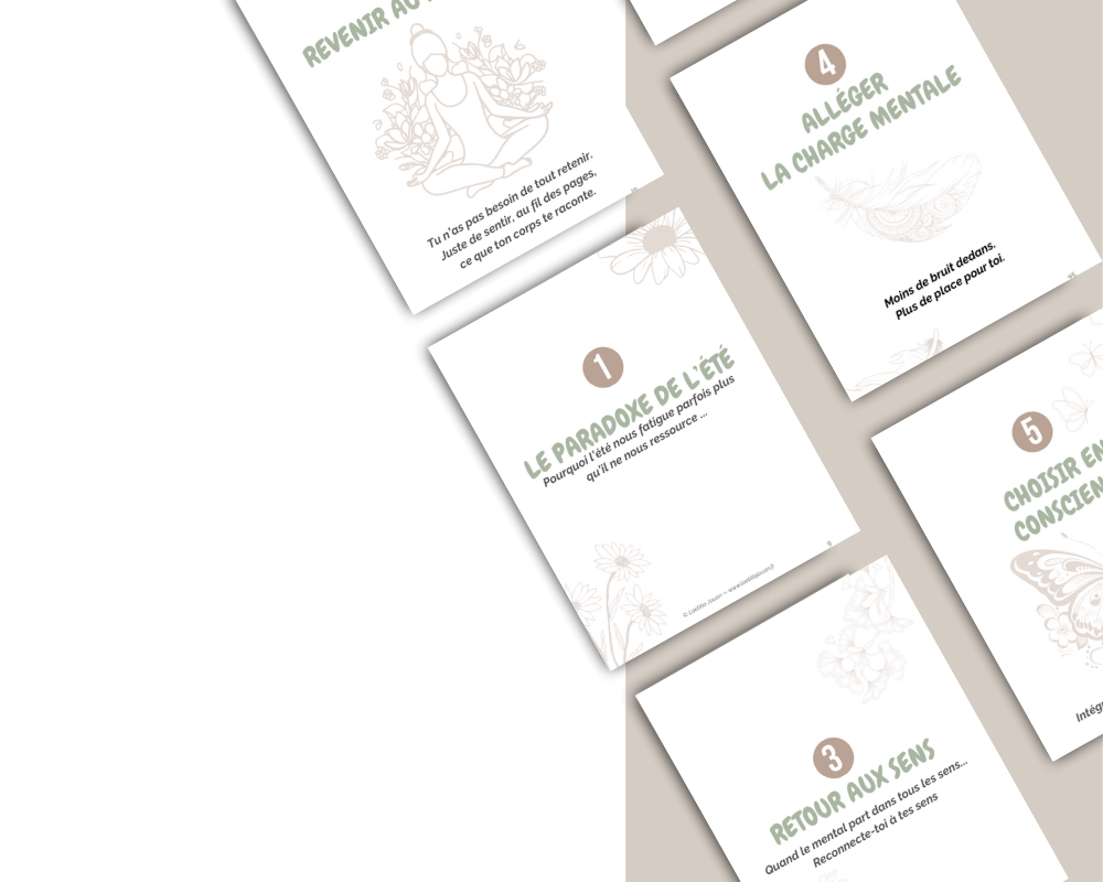 Carnet Souffle d'été pour ralentir pendant la saison estivale