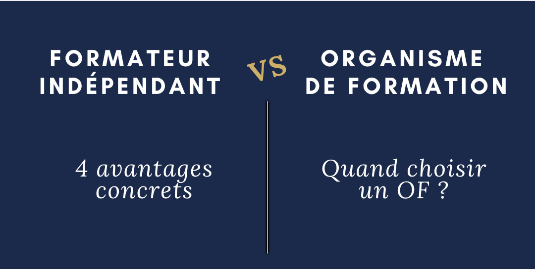 Formatrice indépendante ou organisme de formation